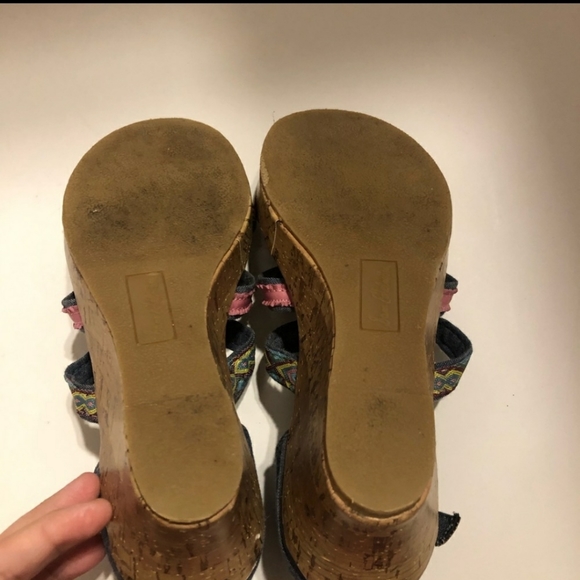 Sam Edelman Elsie Tia wedges SZ 2 - Picture 5 of 6